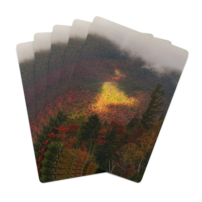 Playing Cards - Adirondack Fall Fog & Foliage