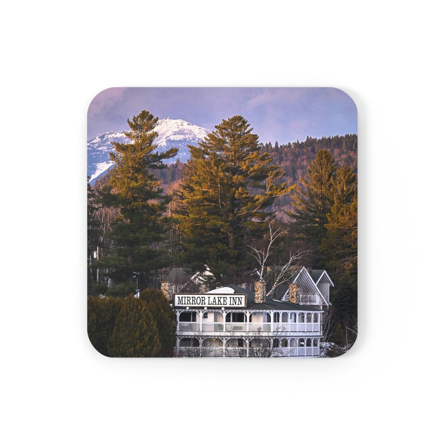 Cork Back Coaster - Mirror Lake Inn