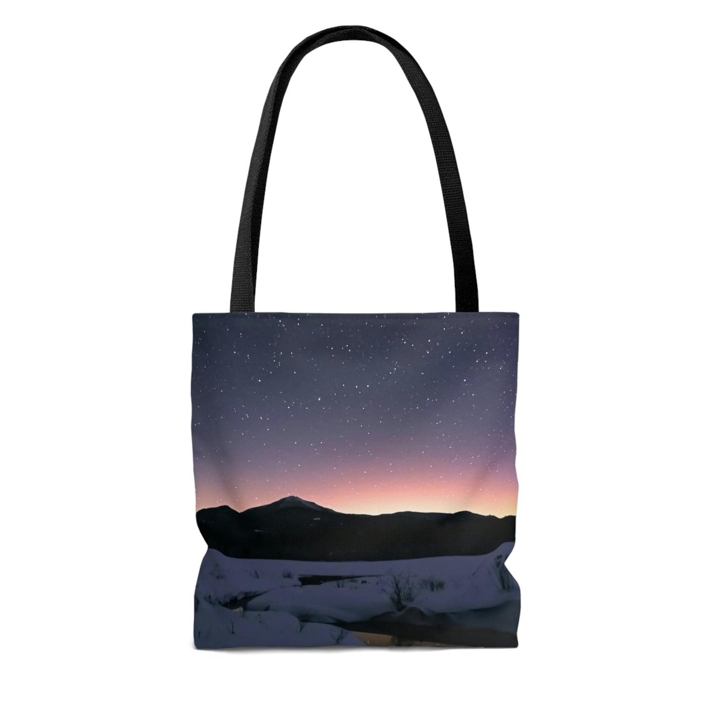 Tote Bag - Starlit Aurora over Whiteface Mt.