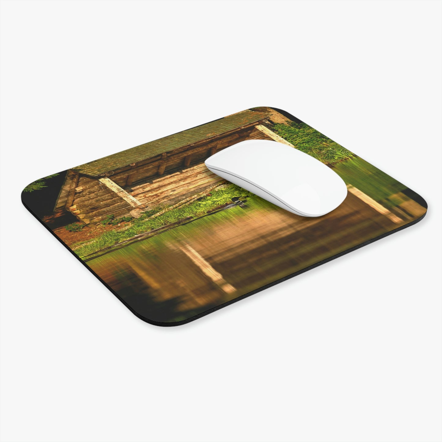 Lean-to & Loon Mouse Pad