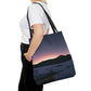 Tote Bag - Starlit Aurora over Whiteface Mt.