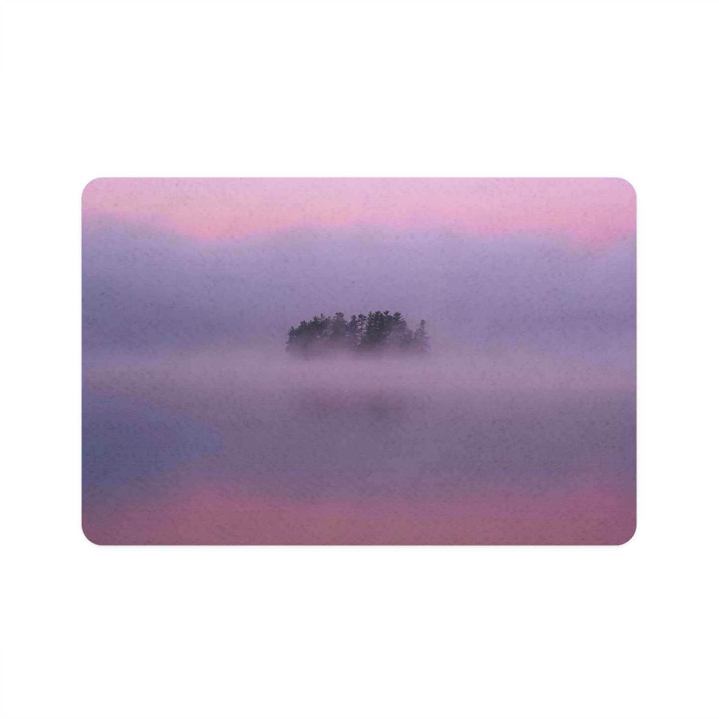 Pet Food Mat - Crisp Autumn Sunrise, Tupper Lake