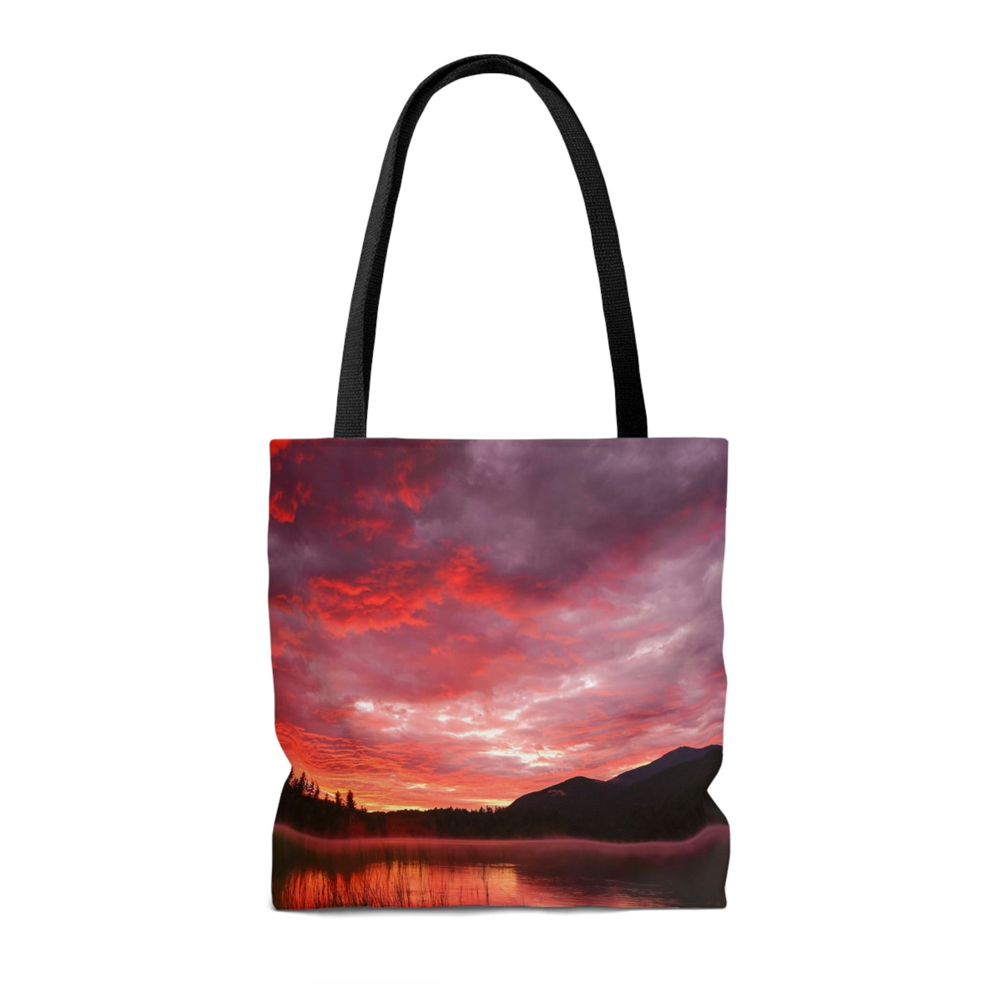 Tote Bag - Fire in the Sky, Connery Pond