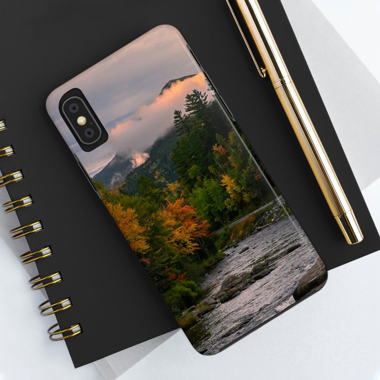 Impact Resistant Phone Case - Ausable Autumn Morning