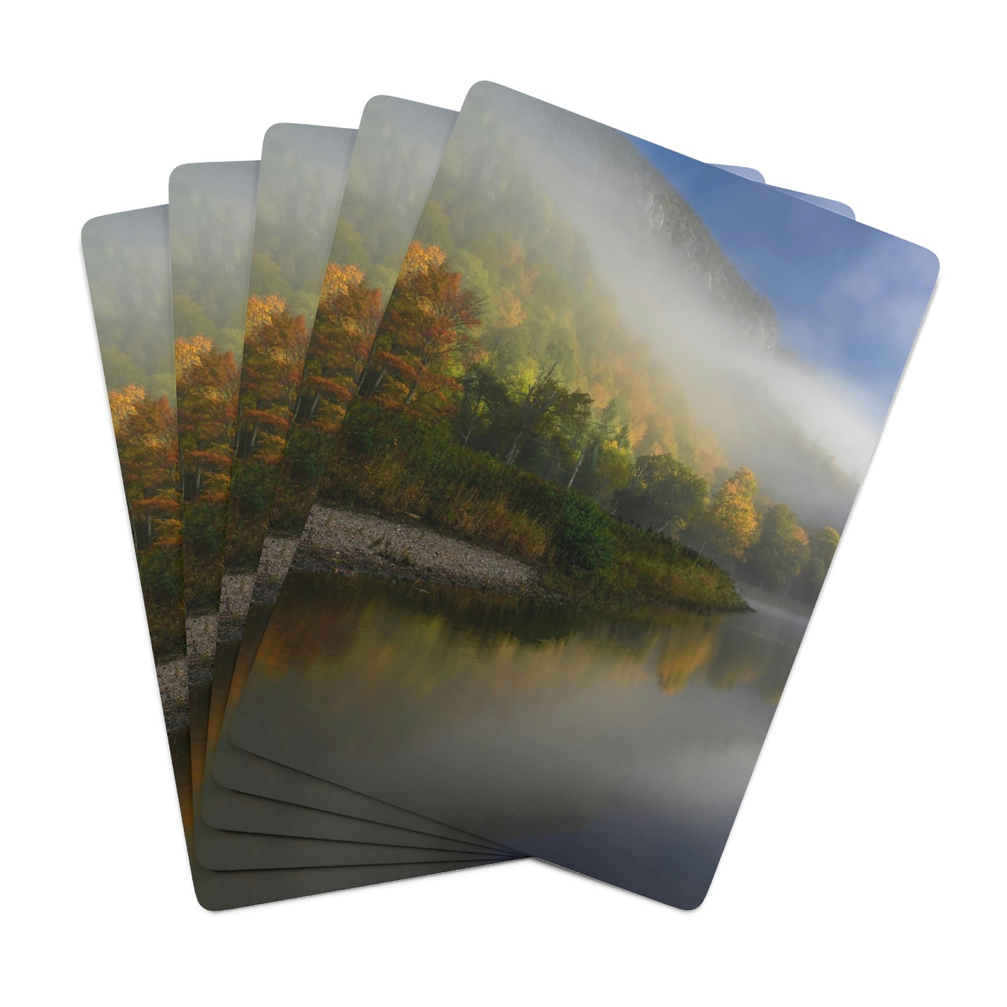Playing Cards - Ausable River Reflections